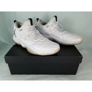 Nike Air Jordan Superfly 2017 Low Mens Sz 14 White Black AA2547-110 Flight